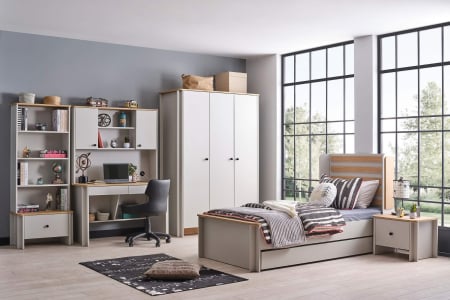 Bibliotecă modernă pentru camera copii 69x41x173 cm, colecția Sirius [3]