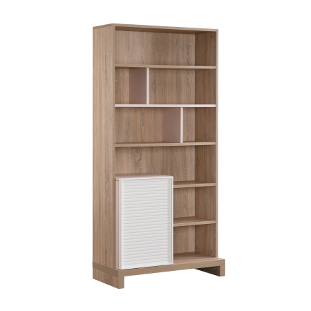 Colectia Angel City - Biblioteca moderna pentru camera fetelor 85x39x168 cm, colectia Angel City