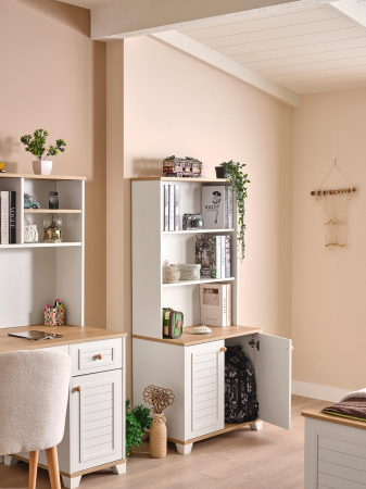 Bibliotecă pentru camera copiilor, colecția Nova – 72x44x159 cm [7]
