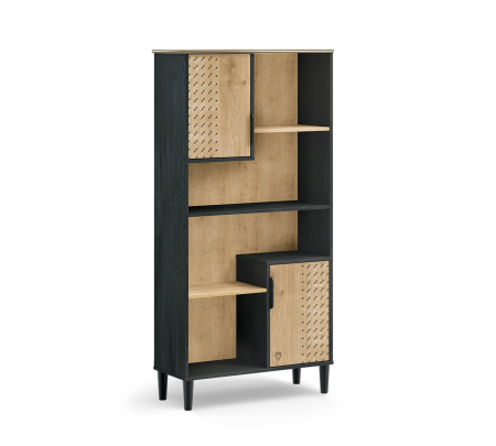 Colectia Black - Biblioteca pentru carti, Colectia Black (82x164x33 cm)