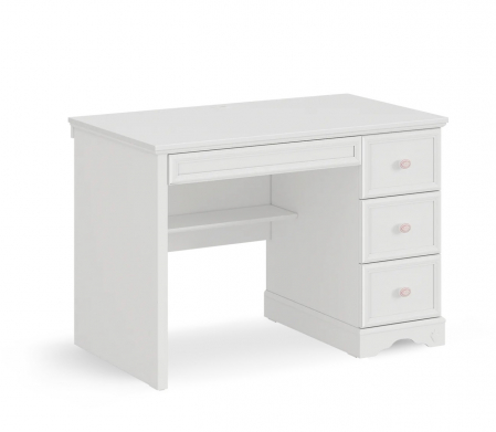 Birou mic de studiu pentru camera fetelor Colectia Rustic White 108x75x62 cm [1]