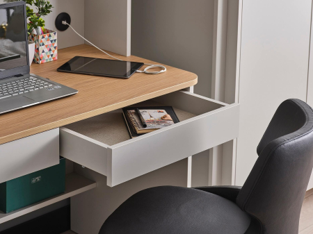Birou modern pentru camera copii 120x60x75 cm, colecția Sirius [3]