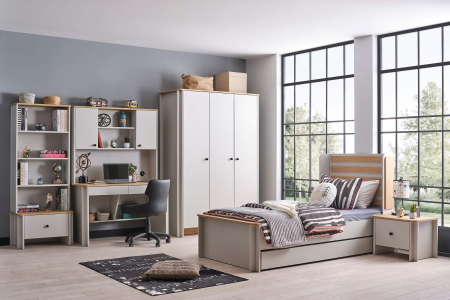Birou modern pentru camera copii 120x60x75 cm, colecția Sirius [6]