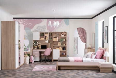 Birou pentru camera copii colecția Angel City, 120x60x75 cm [4]