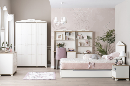 Birou mic pentru camera copiilor, 107x60x75 cm, Colecția Frezya – Design modern și funcționalitate inteligentă [6]