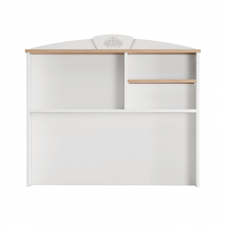 Birouri de studiu camera copii - Bibliotecă suspendată pentru birou mic colecția Frezya, 106x25x92cm