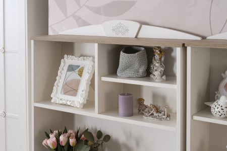 Bibliotecă suspendată pentru birou mic colecția Frezya, 106x25x92cm [1]