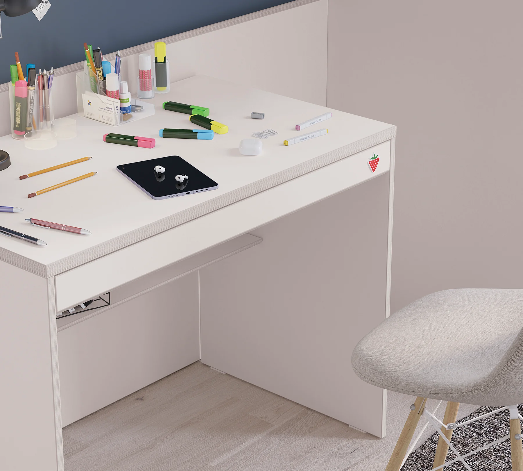 Birou pentru camera copii si tineret Colectia Studio White [4]