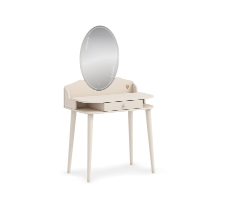 Birouri de studiu camera copii - Masa de machiaj cu oglinda LED, Colectia Elegance