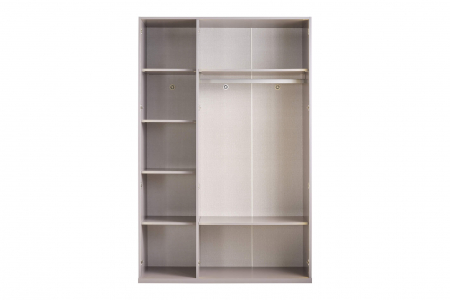 Dulapuri - Cadru dulap 3 uși pentru copii – fără uși, compatibil cu PAL sau sticlă, design modular