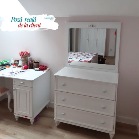 Comoda cu 3 sertare, pentru camera copii si adolescenti Colectia Romantica [7]