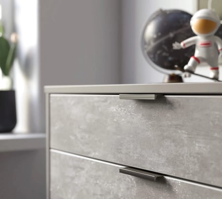 Comoda cu 4 sertare, pentru camera copiilor si  adolescentilor Colectia Space Gray [3]
