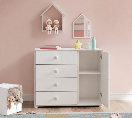 Comoda cu 4 sertare pentru copii, Colectia Montessori [3]