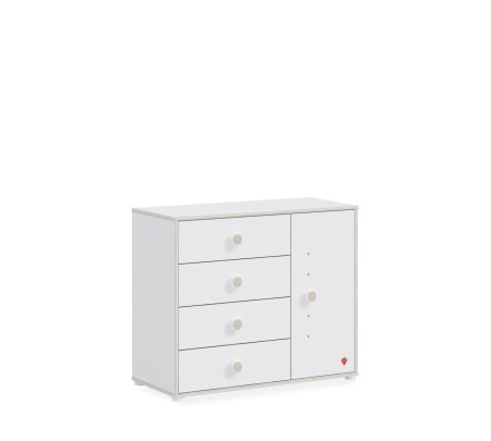 Colectia Montessori Baby - Comoda cu 4 sertare pentru copii, Colectia Montessori