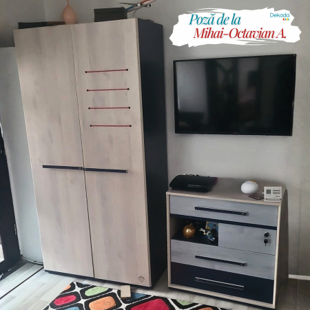 Comoda din pal din Colectia Trio 80x46x83 cm [5]