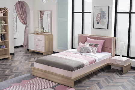 Comoda pentru camera fetelor, colectia Angel City, 88x48x82 cm [5]