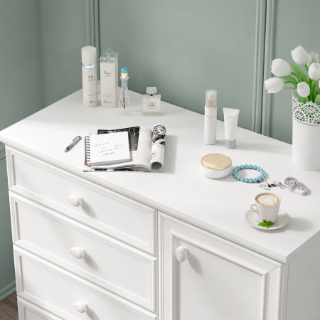 Comoda pentru camera fetelor Colectia Rustic White [1]