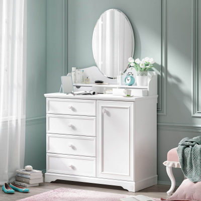 Comoda pentru camera fetelor Colectia Rustic White [3]