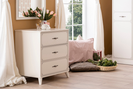 Comodă Perla S pentru camera copii 68x50x74 cm – Spațiu de depozitare elegant [2]