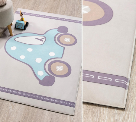 Covor pentru camera copii Soft Cars Carpet 100x150 cm [1]