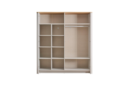 Dulap copii 4 uși Sirius – mobilier modern pentru camera copiilor, 180x57x200 cm [3]