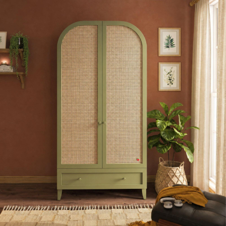 Colectia Loof - Dulap cu 2 usi cu arc pentru copii si adolescenti, 109x220x62 cm, Colectia Loof New