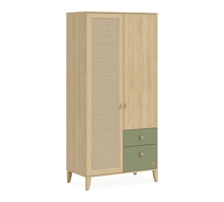 Colectia Loof - Dulap cu 2 usi pentru copii, 95x200x53 cm, Colectia LOOF