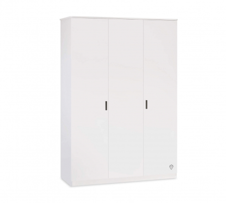 Colectia White - Dulap cu 3 usi  Colectia White, 137x53x197 cm