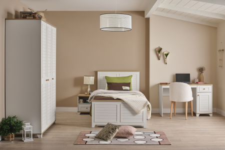 Dulap cu 3 uși pentru copii, colecția Nova – 136x62x198 cm [5]