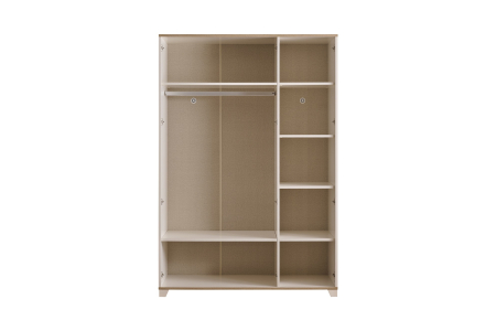Dulap cu 3 uși pentru copii, colecția Nova – 136x62x198 cm [2]