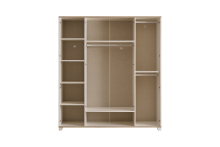 Dulap cu 4 uși pentru camera copiilor, colecția Nova – 179x62x198 cm [2]