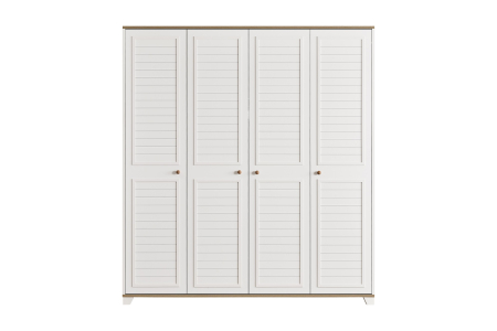 Dulap cu 4 uși pentru camera copiilor, colecția Nova – 179x62x198 cm [1]