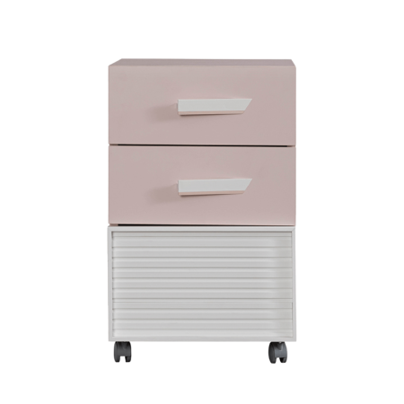 Colectia Angel City - Dulapior mobil cu 3 sertare pe roti – pentru birou copii, colecția Angel City