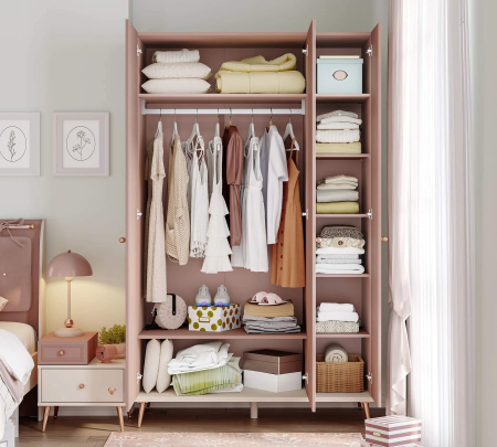 Dulap Premium cu 3 usi pentru Camera Copilului, colectia Elegance [3]