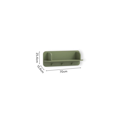 Etajera verde pentru camera copii si adolescenti Colectia Loof New [1]