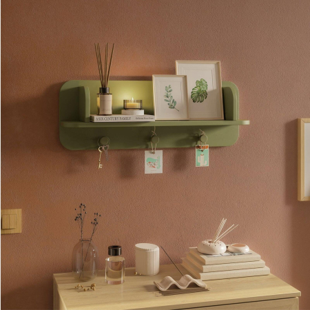 Colectia Loof - Etajera verde pentru camera copii si adolescenti Colectia Loof New