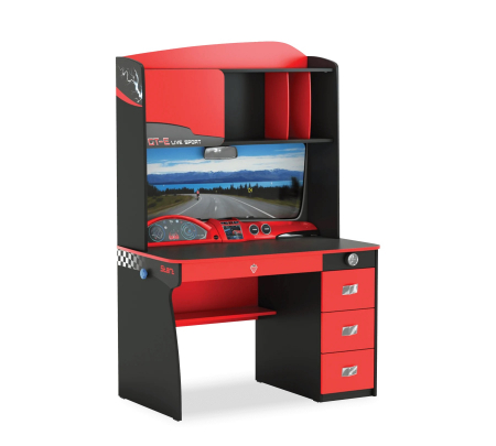 Birouri de studiu camera copii - Masa de birou, pentru camera baieti, Colectia Champion Racer