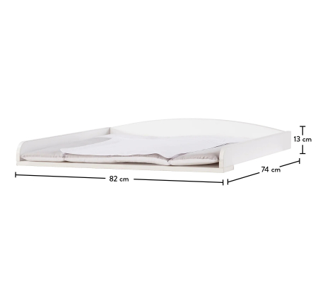Masa de infasat transformabila Colectia Baby Cotton [7]