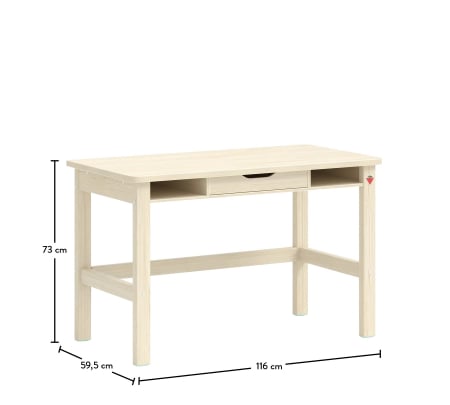 Masa de birou  pentru copii, Colectia Montes Natural [4]