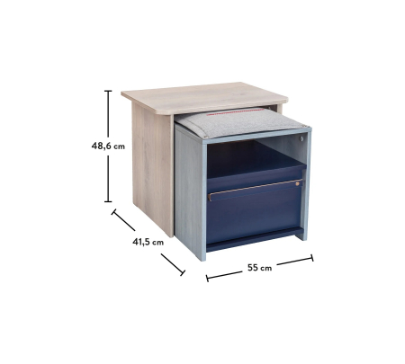 Noptiera camera pentru copii Colectia Trio 55x41x48 cm [3]