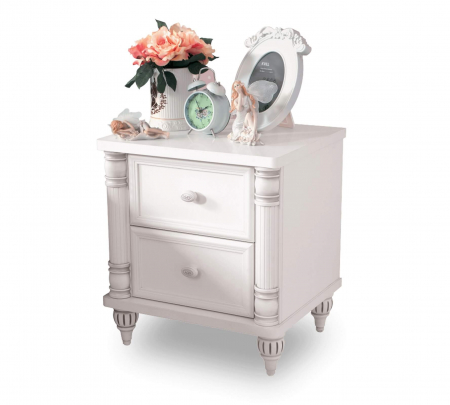 Colectia Romantic - Noptiera cu 2 sertare, pentru copii si tineret Colectia Romantic, 50x42x56 cm