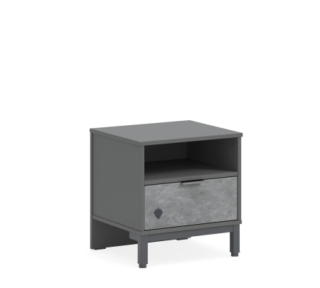 Colectia Space Gray - Noptiera pentru camera copii si adolescenti Space Gray
