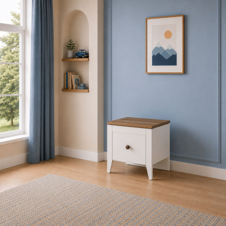 Catalog mobila - Noptieră pentru camera copii 48x42x46 cm – Design modern, colecția Lucia
