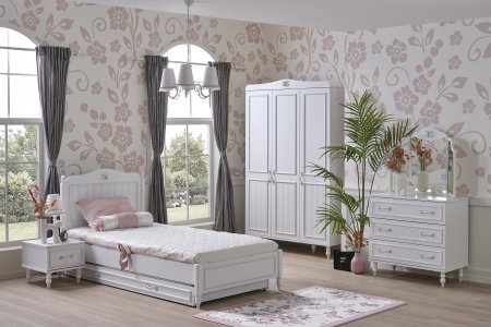 Noptieră Juliette 46x43x40 cm – eleganță rafinată pentru camera copilului [4]