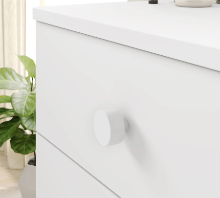 Noptiera pentru copii cu 2 sertare – Funcționalitate si stil, colectia Varia White [3]