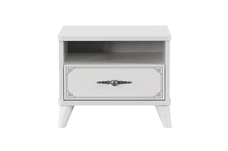 Noptieră Perla S pentru camera copii 45x42x37 cm – Design compact și elegant [1]