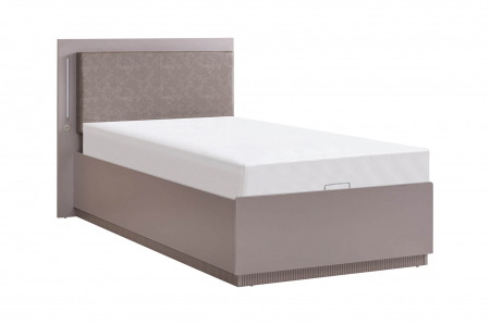 Paturi pentru fete - Pat 100x200 cm cu ladă de depozitare pentru camera copiilor – colecția Shadow