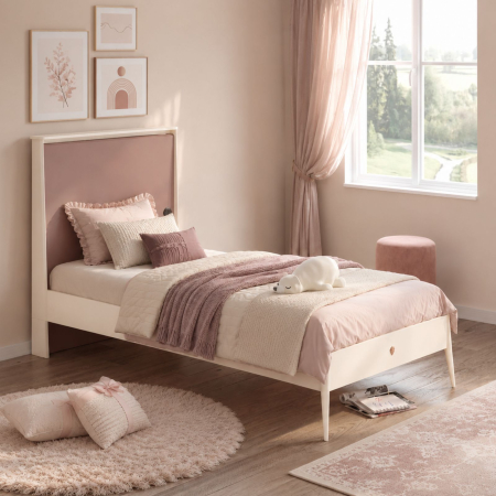 Colectia Elegance - Pat 100x200 cm modern pentru fete – Colectia Elegance