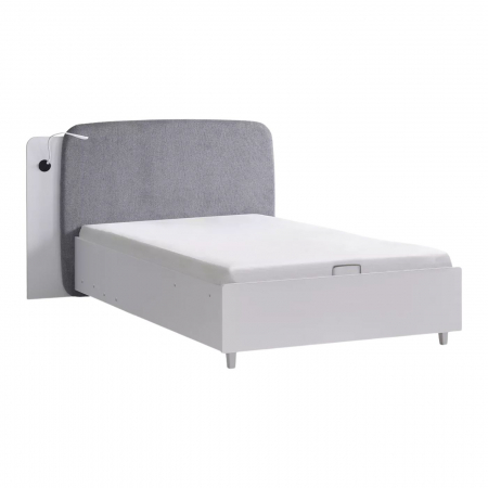 Colectia Likya - Pat 120x200 cm cu ladă de depozitare pentru camera copiilor – colecția LIKYA
