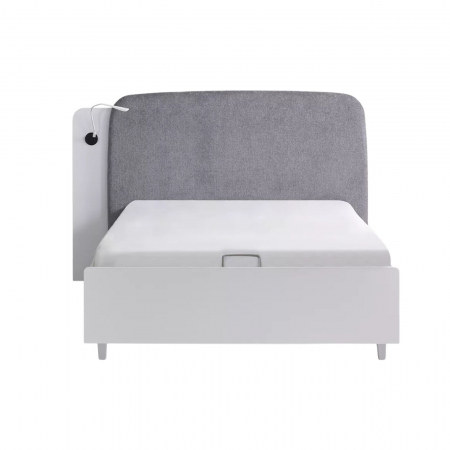 Pat 120x200 cm cu ladă de depozitare pentru camera copiilor – colecția LIKYA [1]
